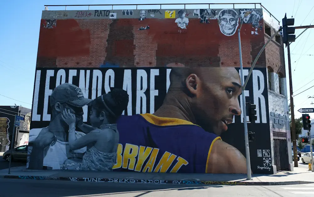 Kobe Bryant Artwork by Royyal Dog in Los Angeles Image